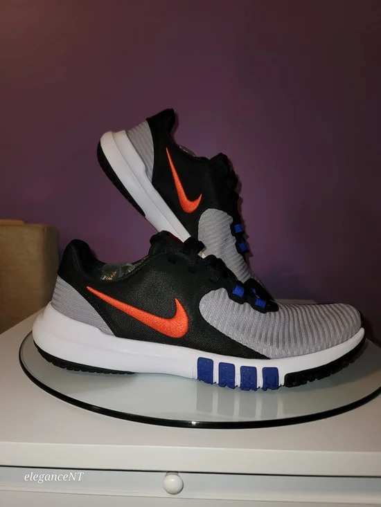 Nike Flex Control TR4 Men’s Gray, Black & Orange Training Sneakers Sz: 8.5 - Picture 6 of 8
